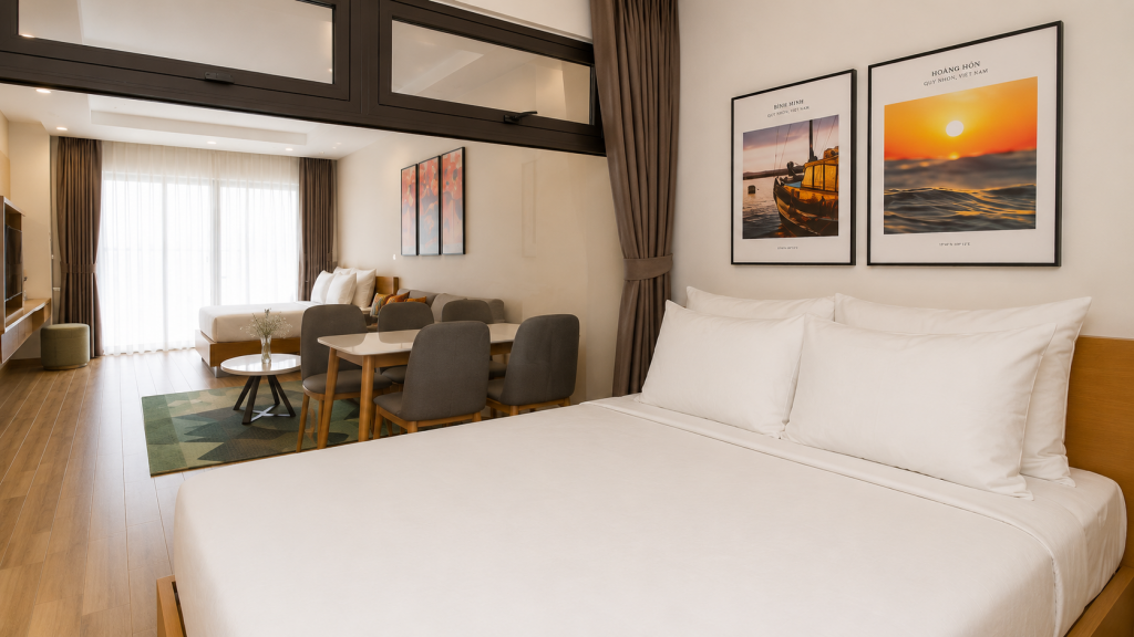 Căn Hộ 2P Ngủ View Chéo Biển - TMS Residences Quy Nhơn