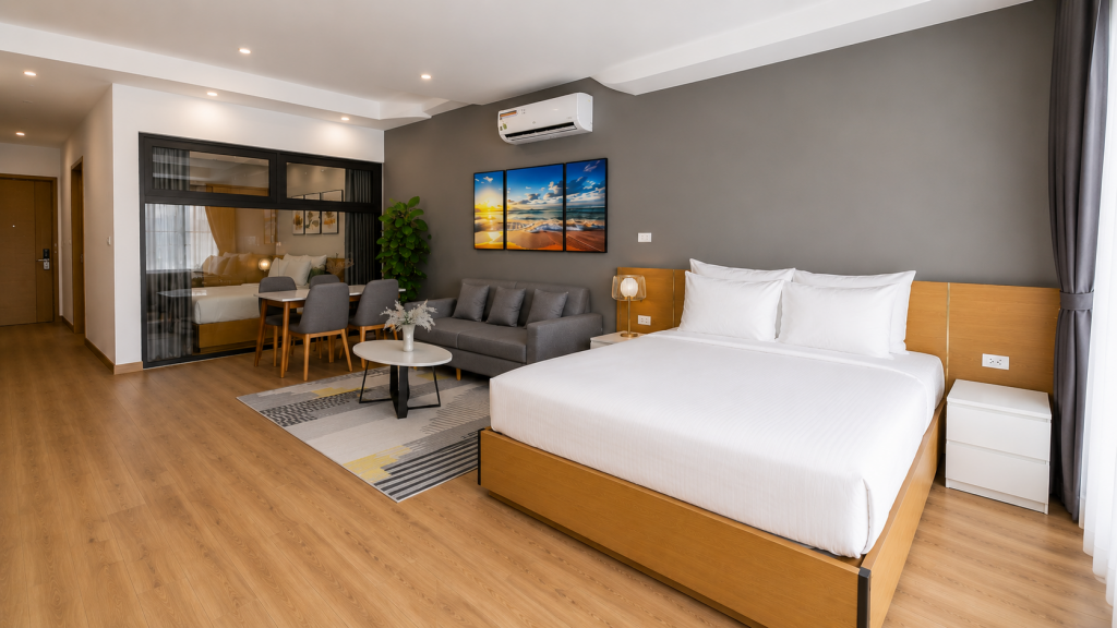 Căn Hộ 2P Ngủ View Chéo Biển - TMS Residences Quy Nhơn